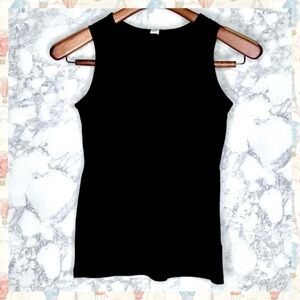 Knit Works Girls Black Y2K Pullover Tank Top Size 16